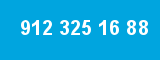912 325 16 88 912 325 16 88